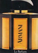1976 advertisement armani d'occasion  Expédié en Belgium
