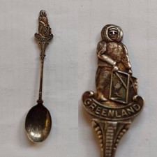 Greenland Souvenir collectible commemorative spoon Greenlandic Gift  #145 na sprzedaż  PL