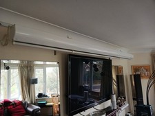 Proyector Eléctrico Motorizado HD Pantallas Cine en Casa Proyección 4:3 16:9 segunda mano  Embacar hacia Mexico