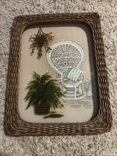 Vintage faux wicker for sale  Schofield