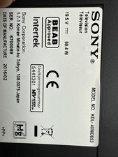 Sony kdl 40wd653 for sale  BRISTOL