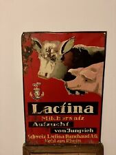 Lactina insegna tabella usato  Milano