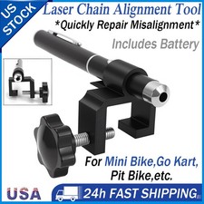 Ferramenta de alinhamento de roda dentada corrente laser mini bicicleta Go Kart para rodas dentadas dianteiras e traseiras comprar usado  Enviando para Brazil