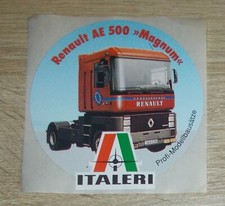 Usado, Alter Aufkleber | Sticker ITALERI Renault AE 500 Magnum Profi-Modellbausätze comprar usado  Enviando para Brazil