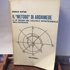 Metodo archimede origini usato  Milano