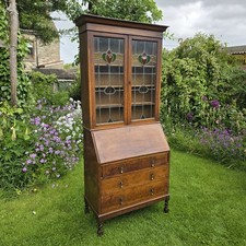Antique oak bureau for sale  BEDALE