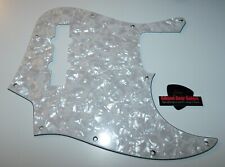 Peças de guitarra Fender Jazz Bass Pickguard Geddy Lee Pearl branco padrão americano, usado comprar usado  Enviando para Brazil