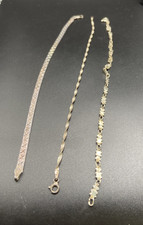 3 silver set bracelets for sale 3 silver set bracelets for sale Enterprise