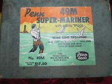 Carretel de metal vintage Penn Deep Sea nº 49 Super-Mariner, usado comprar usado  Enviando para Brazil
