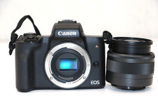 Câmera Sem Espelho Canon EOS M50 24.1MP - Preta (Kit com Lente 15-45mm STM) comprar usado  Enviando para Brazil