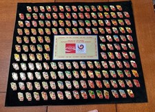 Conjunto de 162 pinos Coca-Cola 1988 Seul Olimpíadas da Coreia comprar usado  Enviando para Brazil
