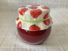 Ceramic strawberry jam for sale  LONDON