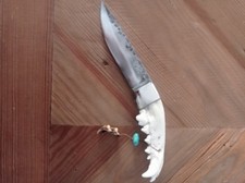 Couteau amérindien forgé d'occasion  Saint-Zacharie