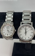 Relógio feminino Bulova & DKNY tom prata cristal detalhes (2) 134,8 g comprar usado  Enviando para Brazil