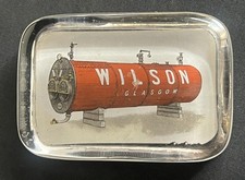 WILLIAM WILSON GLASGOW MOTOR A VAPOR LOCO CALDEIRAS FABRICANTES PESO PAPEL VIDRO VINTAGE comprar usado  Enviando para Brazil