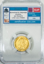 BONAPARTE PREMIER CONSUL 20 FRANCS L'AN 12.A PARIS, usado comprar usado  Enviando para Brazil