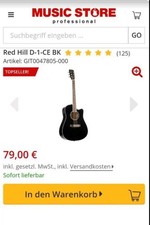 Red hill westerngitarre gebraucht kaufen  Warendorf