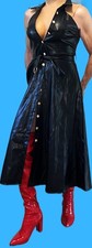 Schwarzes lederkleid front gebraucht kaufen  Jena-Umland
