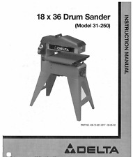 Drum sander instruction for sale  Houston