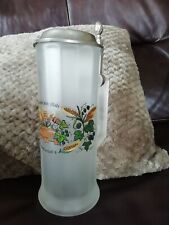 Vintage frosted glass for sale  LISKEARD