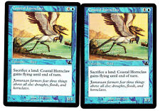 Coastal Hornclaw - Prophecy 2000 MTG Blue Common Creature LP X 2 comprar usado  Enviando para Brazil