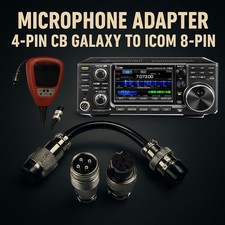 Adattatore microfono icom usato  Napoli