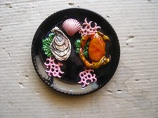 Barbotine assiette trompe d'occasion  Chazay-d'Azergues