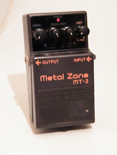 Pedal de efeitos de guitarra Boss MT-2 Metal Zone distorção testado 100%, usado comprar usado  Enviando para Brazil