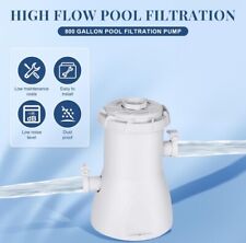 Filtro bomba piscina cartucho acima do solo HS-8680 800GPH 120v GFCI , usado comprar usado  Enviando para Brazil