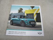 2016 mini convertible for sale  CHICHESTER