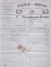 Nevers invoice gauthron d'occasion  Expédié en Belgium