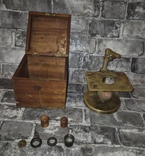 Antique vintage microscope for sale  GRAYS