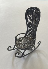 Kleiner miniatur schaukelstuhl gebraucht kaufen  Germering