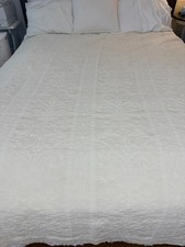 Ivory cotton matelasse for sale  Houston