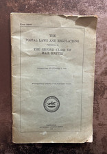 1915 postal laws for sale  Minden