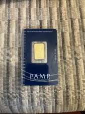 Pamp suisse gold for sale  GREENFORD