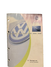 Volkswagen service book for sale  BIRMINGHAM