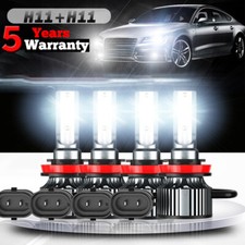 Farol de LED branco alto e baixo para Ford Focus 2012 - 2018 4 peças H11 H11 comprar usado  Enviando para Brazil