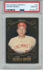 2021 TOPPS ALLEN & GINTER X #73 JOHNNY CARTÃO DE BANCO VERMELHO PSA 10 BAIXO POP BAIXO 1 RARO comprar usado  Enviando para Brazil