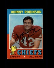 Johnny robinson signed for sale  USA