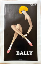 Villemot poster telato usato  Torino