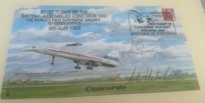 Signed concorde cover for sale  BROCKENHURST