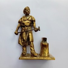 Antique brass figurine for sale  HAILSHAM