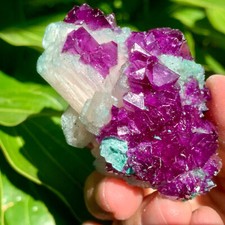 Cubo roxo transparente raro 51 g fluorita cristal mineral amostra/China comprar usado  Enviando para Brazil