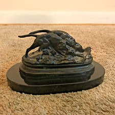 Bronze sculpture hounds for sale  Warrenton