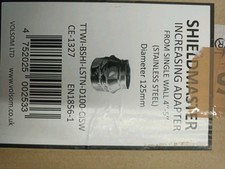 Flue adaptor. 125mm for sale  WICK
