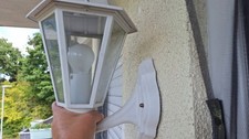 Wandleuchte laterne weis gebraucht kaufen  Malsch
