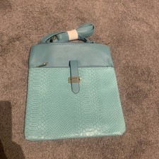 Umhängetasche türkis leder gebraucht kaufen  Hengersberg
