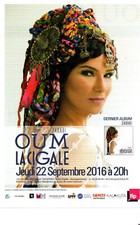 Flyer oum concert d'occasion  Courbevoie