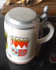 Boccale birra frankenkrug usato  Italia